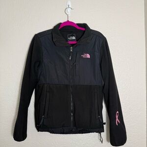 The North Face Women's Pink Ribbon Denali Fleece Size M Breast Cancer Awareness
